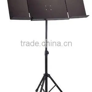 Ultra-Wide 3 Book Plate Black Music Sheet Stand MSS011 thumbnail-1