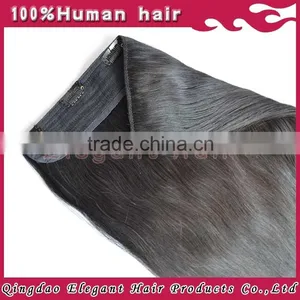 Hot Selling Color Silky Straight 22inch One Piece Clip in Human Hair Extensions thumbnail-4