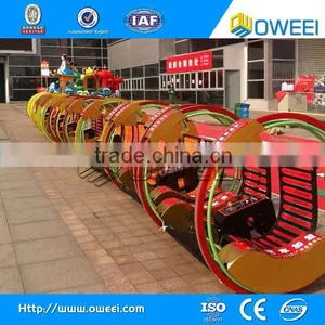 Double Roller Amusement Kids Amusement Happy Car for Sale Machine Suppliers thumbnail-1