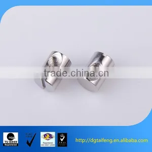 Stainless Steel Slotted Cnc Parts Furniture Cross Dowel Nut Supplier's Choice thumbnail-2
