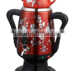 NK-S953B New Kettle Russia Electric Samovar SS BODY Ceramic Kettle thumbnail-1