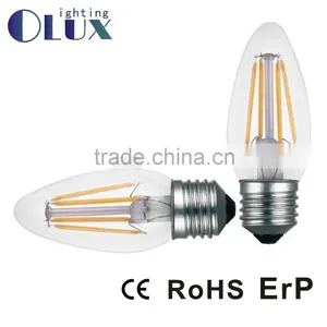 2W 4W Non Dimmable C35 Led Lighting Glass 360degree C35 Led Filament Bulb Lights Supplier's Choice thumbnail-2