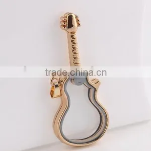 New Products Silver Jewelry Guitar Photo Locket& Floating Locket&costume Jewelry Locket thumbnail-5
