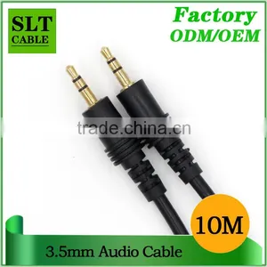 SLT 32Ft Gold Plated 3.5mm Male to Male Stereo Audio Extension Cable thumbnail-1