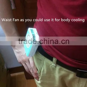 USB Mini Waist Fan With Power Bank thumbnail-1