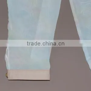 New Style Mix Color Deep Open Neck Thin Women Chiffon Blouses for Fat thumbnail-6