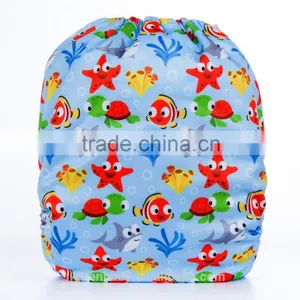 AnAnBaby New Printed Baby Cloth Diapers Reusable Bulk Cloth Diapers thumbnail-3