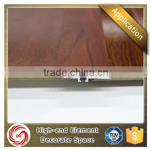 Elegant Looking Aluminium Wood Grain Floor Trim Floor Transition Cover Strip thumbnail-5