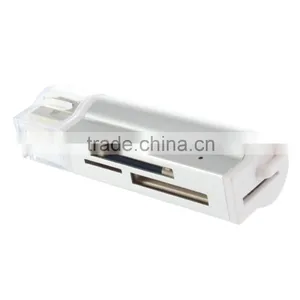 Portable Universal Mini All in One USB 2.0 Multi Memory Card Reader for TF M2 MMC MS Pro Duo White Wholesale thumbnail-3