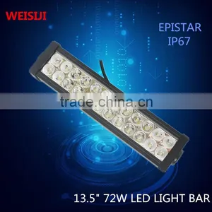 Shenzhen Supplier Dual Row 72w Led Light Bars for Trucks Car Accessories thumbnail-1