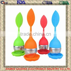 FDA Silcone Loose Leaf Tea Infuser Strainers Filters. Quality Choice thumbnail-1