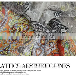 Printed French Silk Chiffon Fabric Prices thumbnail-6