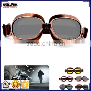 BJ-GT-013 Sliver Recommand Motocross Goggles Helmet Motorcycle Glasses Goggles for Harley thumbnail-1
