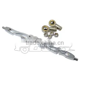 BJ-SL288-02 High Quality Chrome Three Centered Skulls 10.25'' Shift Linkages thumbnail-3