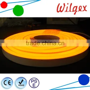 Blue Jacket Decoration Flexible LED Neon Thin Rope Light thumbnail-2