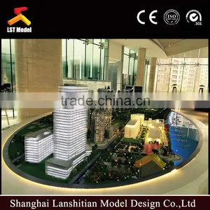Miniature House Building Model,3D Architecture Model Rendering thumbnail-2