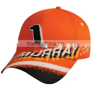 6 Panel Embroidery Logo Racing Cap thumbnail-1
