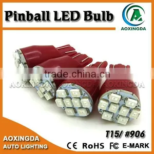 #906 T15 Wedge Base 8SMD Pinball LED Flasher Lamp thumbnail-6