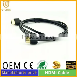 China Factory Wholesale CE Certification Slim Hdmi Cable From China Factory thumbnail-2