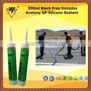 300ml Black Free Samples Acetoxy GP Silicone Sealant thumbnail-1