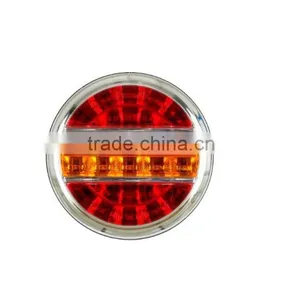 CHROME FRAME HAMBURGER 3 FUNCTION REAR LAMP thumbnail-2