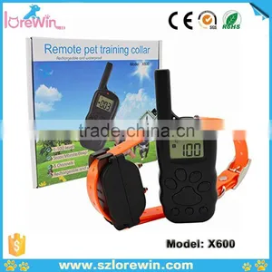 2016 Remote Training Dog Shock Collar For Humans Dog Slave Shock Collar E-collar Electric Dog Collar China X600 thumbnail-1