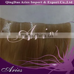 Tape pu Weft /Remy Human Hair Extension/skin Weft thumbnail-1