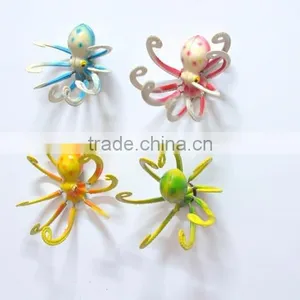 3.5 Inch Plastic Ocean 0ctopus Shapes Custom 3D Fridge Magnet thumbnail-1