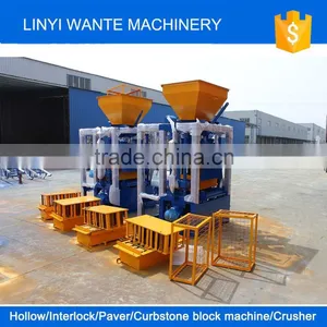 2015 Trade Assurance Export to Congo !! QT4-24 Africa Small Paver Block Machine Price thumbnail-2