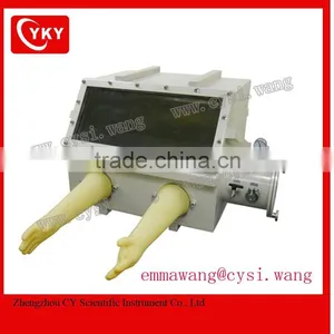 Compact Stainless Vacuum Glove Box With Vacuum Gauge &Flange thumbnail-1