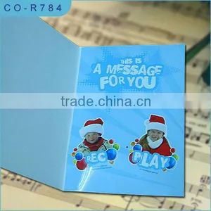 Voice Recordable Greeting Card With Mini Micphone thumbnail-1