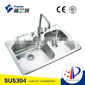 18 Gauge 60/40 Double Bowl Laundry Sink Inserts thumbnail-1