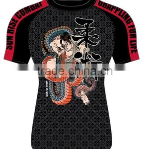 Men's Long Sleeves Custom BJJ Rash Guard thumbnail-5