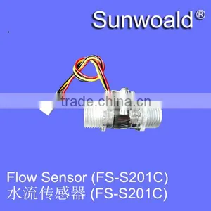 1/2" Magnetic Plastic Water Liquid Flow Sensor for Water Heater thumbnail-6