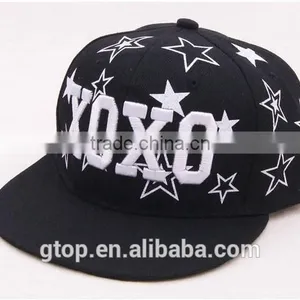 Baseball Cap Hip Hop Flat Snapback Visor Hat Letter Embroidery Printing thumbnail-3