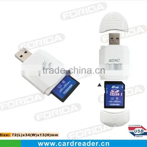 Forida USB 3.0 Single SD Card Reader Usb Memory Card Reader thumbnail-1