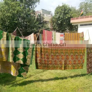 Indian Quilts Vintage Indian Bedspreads and Quilts thumbnail-1