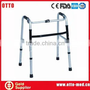 Aluminum One Button Folding Walkers For Elderly thumbnail-1