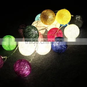 Colored Cotton Balls Mini Single Led Lights Battery Powed thumbnail-4