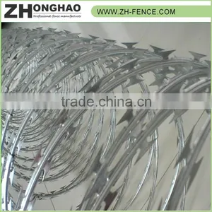 Powder Coated Eco-friendly Galvanized Iron Razor Fence Wire thumbnail-6