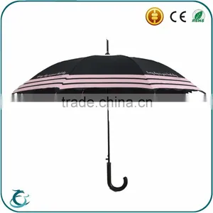 Manufacturer Wholesale Customized Wave Edge Straight Umbrella for Lady thumbnail-1