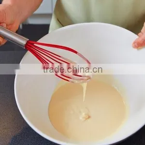 Non Stick Easy Cleaning Silicone Rubber Egg Whisk thumbnail-6