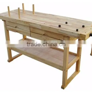 High Quality Rubber School Lab Wooden Workbench thumbnail-1