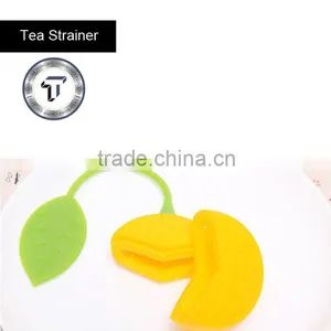 Eco-friendly Lemon Shape Silicone Loose Tea Infuser thumbnail-1