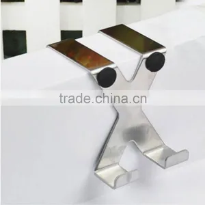 Retail Price Thicken Stainless Steel Funny Door Hook Hanger Towel Rail X-type -Silver thumbnail-3