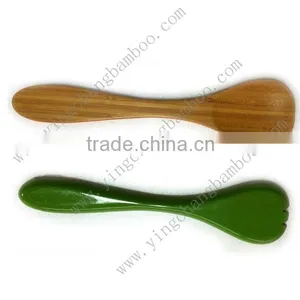 Bamboo Wood Tasting Mixing Caddy Spoons thumbnail-1