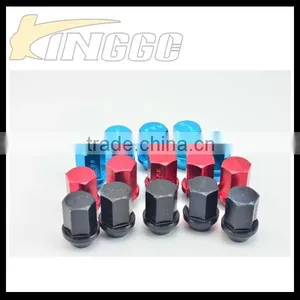 M12x1.5/M12x1.25 35mm Racing Aluminum Car Wheel Lug Nuts thumbnail-1