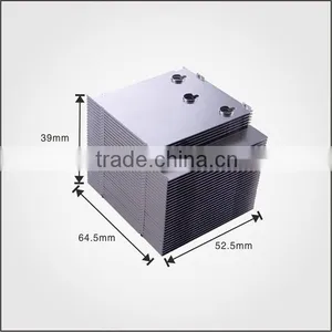 Extruded Aluminum Alloy Skived Fin Heatsink for Thermoelectric Cooling Moudle thumbnail-2