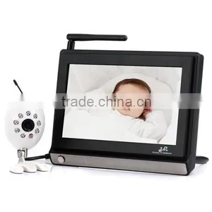 2.4GHz Wireless 7.0" LCD Video Baby Monitor With IR Night Vision Surveillance Camera thumbnail-1