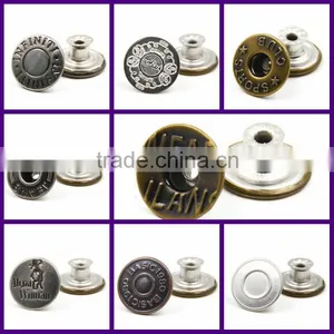 Fashionable Brass 10mm Custom Snap Buttons thumbnail-4